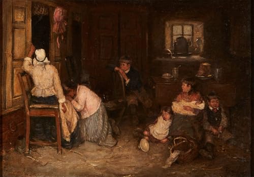 Tristes nouvelles Robert Gemmell Hutchison Toile pour Chambre Adulte