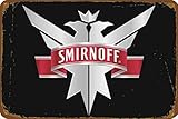 Sarwes Smirnoff Vintage Metal Tin Sign Funny Poster for Home Bar People Cave Wall Decor Creative Gift 8x12 Inch