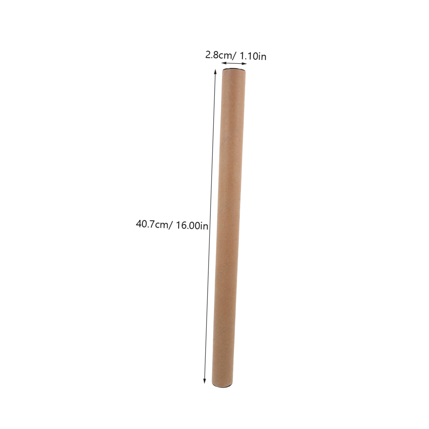 30piezas Tubo De Almacenamiento De Cartón Para Posters y Arte Para Transportar y Proteger Documentos Dibujos y Manualidades Resistente y Ligero