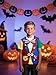 COSLAND Boys' Clown Costume for Kids Halloween Shirt, Multicolor, Small