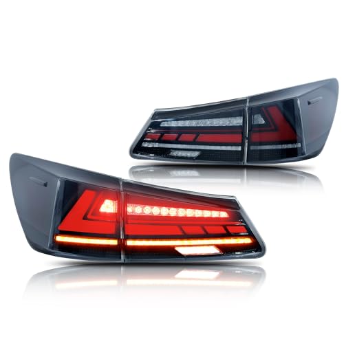 Feux arrière LED Lexus IS350 avec animation de démarrage noire