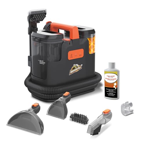 Image of Armor All Heated Spot Cleaner for Carpet & Upholstery, Portable Deep Cleaner with Auto Detail Tools for Cars, Pets, Area Rugs & Couches- SCB1001H 0901