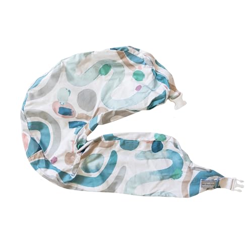 Image of My Brest Friend Super Deluxe Nursing Pillow Cover - Slipcovers for Baby - Breathable Cotton, Adjustable Fit, Easy Care, Durable - Original Nursing Pillow Not Included, Modern Art
