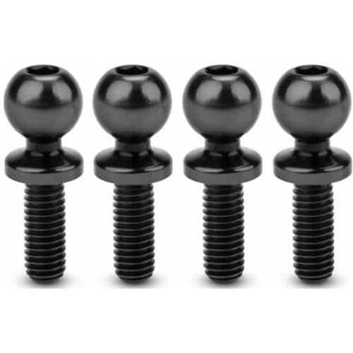 J Concepts 51332 Jci 5.5 X 8mm Revolved Titanium Ball-Stud Stealth Black 4pc
