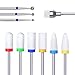Produktbild Nagelfräser Schleifköpfe Bits, Keramik-Nagelbohrer-Set für Acryl-, Gel- und Naturnägel Maniküre Pediküre Nagelpflege Nagelfeilenmaschine, 6 Keramikbohrer 3 Diamond Ball-förmige Bits 1 Pinselbohrer