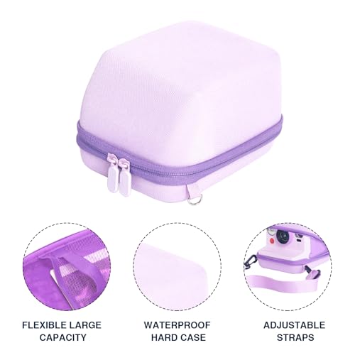 Estuche rígido morado para cámara Polaroid Now y OneStep miniatura 3
