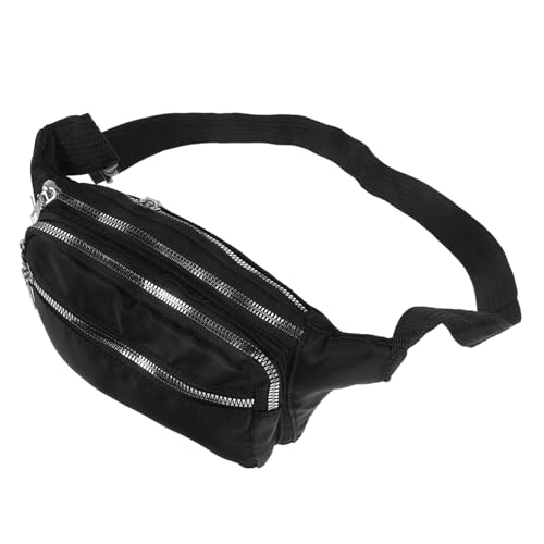 TOBBOMEY Adjustable Fanny Pack for Men Lightweight Multi Pocket Waist Bag for Running Hiking Daily Use Spacious Design with Adjustable Belt