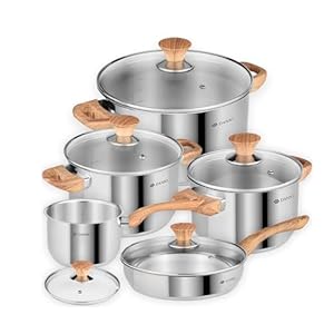 Daniks Oslo 10-Piece Stainless Stee...