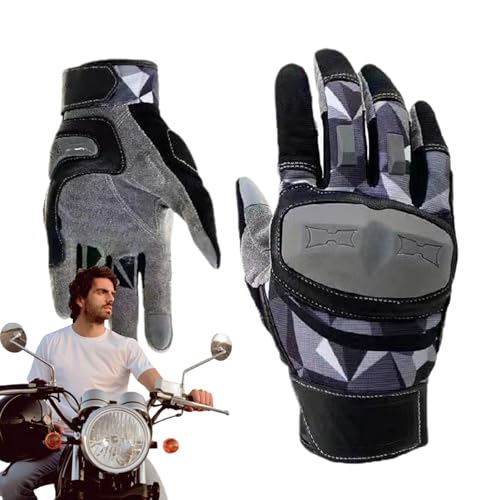 Gants de vélo gants à doigts complets Teksome pour moto route et d'équitation