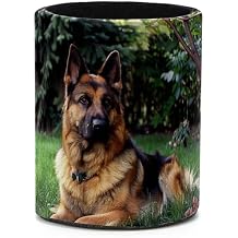 Pen Holder for Desk,Pencil Holder,Cute German Shepherd Dog,Office Supplies