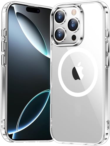 Étui magnétique transparent Phone Pro 6,3" 2024 lanière anti-perte