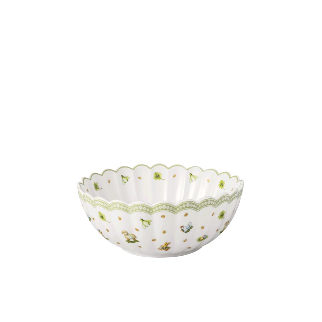 Villeroy & Boch – Easter Delight miseczka do musli, porcelana Premium, nostalgiczne motywy wielkanocne, złote detale, miseczka na płatki, do owoców i wiosennych potraw