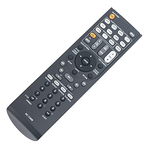 VINABTY RC-736M Remote Control Replacement for Onkyo AV Receivers RC-710M RC-737M RC-735M RC-743M RC-620M HT-S5200 HT-R570 HTP-570 HTS5200B HT-S5200S HT-S6200 HT-R570 SKF-570L SKF-570R - Image 2