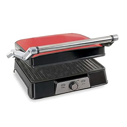 Kalorik TKG COG 1050 R Kontaktgrill, 2000, Edelstahl, Rot – Bild 3