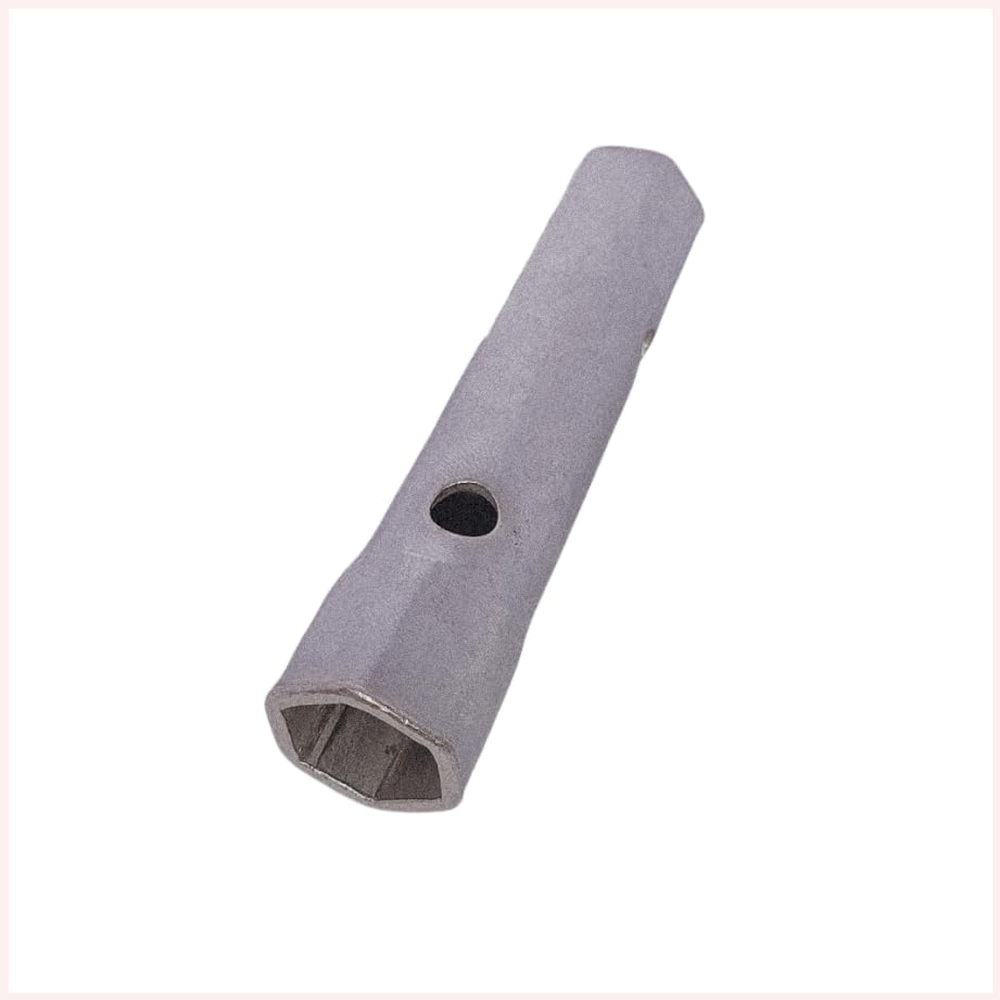 Image of Tubular Box Spanner 14 mm & 16 mm with Tommy Bar (Set of 2) - Dual Size Spark Plug Removal Tool /Spark Plug Spanner /Spark Plug Socket Dollar for Bike, Scooter & Motorcycle
