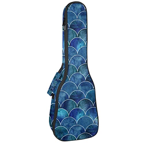 Housse pour ukulélé – Motif écailles de sirène – 10 mm – Rembourrage épais en éponge de 53,3 cm – Avec sangles réglables… - Les Beatles, Paul McCartney, John Lennon, RIngo Starr, George Harrison Housse pour ukulélé - Motif écailles de sirène - 10 mm - Rembourrage épais en éponge de 53,3 cm - Avec sangles réglables…