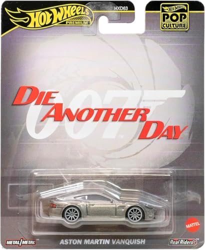 Image of Hot Wheels Premium Pop Culture Die Another Day Aston Martin Vanquish, HXD63, Metal Diecast Car