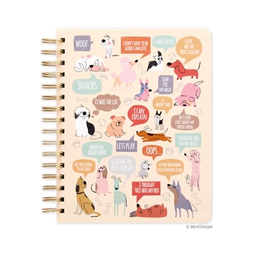 Carnet à spirale If Dogs Could Talk pour organiser vos journées au bureau ou à la maison