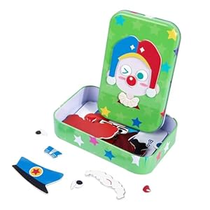 Generic Magnetische Clown Anziehpuppe in Metalldose