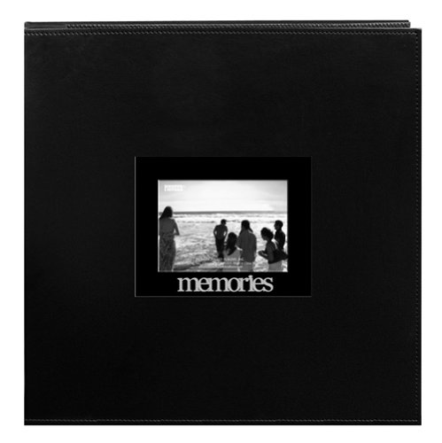 Carnet de souvenirs Pioneer scrapbooking noir 30x30 cm relief 3D