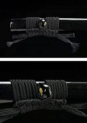 Shengsword Clay Tempered Top Tamahagane Steel Choji Hamon Katana Japanese Samurai Sword Katana Battle Ready Full Tang Sharp #TOP4