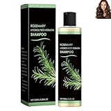 Champú de romero, champú orgánico de romero, champús espesantes y fortalecedores con queratina hidrolizada y vitamina C, suaves y esponjosos, nutritivos e hidratantes, fórmula unisex (1PCS)