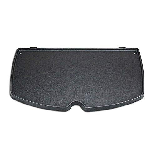 QuliMetal 6558 Cast Iron Griddle Accessories for Weber Q100, Q1000 Series and Other