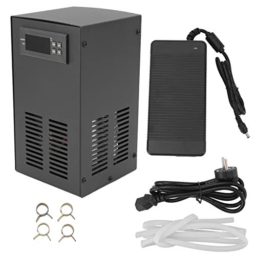 Refroidisseur D'aquarium, Système de Refroidissement par Eau 200 L/H, Refroidisseur électronique Silencieux avec Affichage de la Température en Temps Réel...