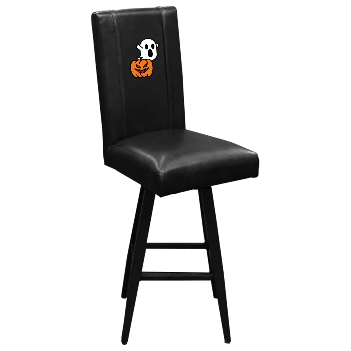 Dreamseat Swivel Bar Stool 2000 with Spooky Pumpkin Patch Logo