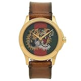 [グッチ]時計 レディース メンズ ゴースト Gタイムレス 38mm 腕時計 ウォッチ GUCCI GHOST G-TIMELESSグッチシグネチャー グッチシマ 38mm 腕時計 (3)YA126497 ブラウン ゴールド [並行輸入品]