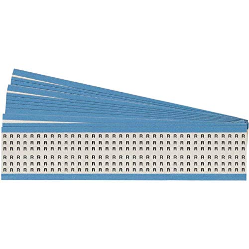 Paño de acetato marcador de alambre Brady HH-R-PK con 25 tarjetas de letras negras