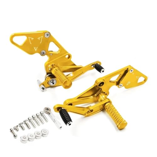 Repose pieds cadre moto réglable pour éliminer les douleurs de genoux sur Yamaha MT-07