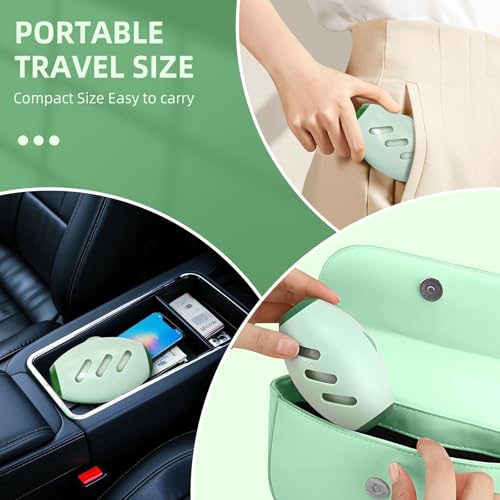 2 Pack Reusable Lint Roller Portable Mini Lint Remover Cat Pet Hair Rollers Travel Size Sticky Cleaner Dog Hair Remover for Clothes Washable Gel Lint Roller Ball - Image 6