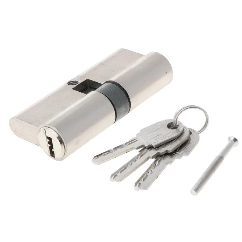 Cylindre de serrure de porte anti-blocage à barillet européen bouton 90mm