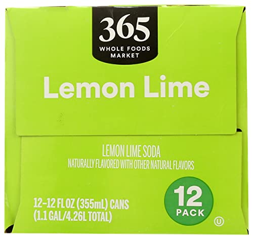365 By Whole Foods Market, Soda Lemon Lime, 12 Fl Oz, 12 Pack #TOP5