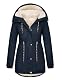 Winterjacke Damen TOMEEK mit Teddyfell und Kapuze