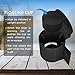 Dryer Vent Cover 4 inch (Black) with UV RESISTANT - Outdoor Dryer Vent Cover Natural Energy Saving, Dryer Vent Seal for Home Exterior