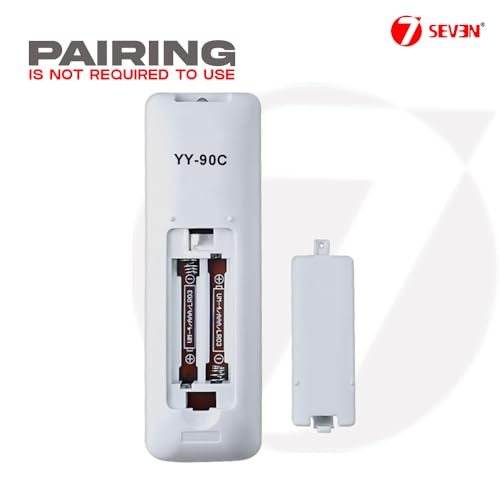 Image of 7SEVEN Compatible with Samsung AC Remote Control Model 90C Suitable for 1 1.5 2 Ton Split and Window Air Conditioner - Match Each Keys Exactly to Replicate Genuine Remote Function