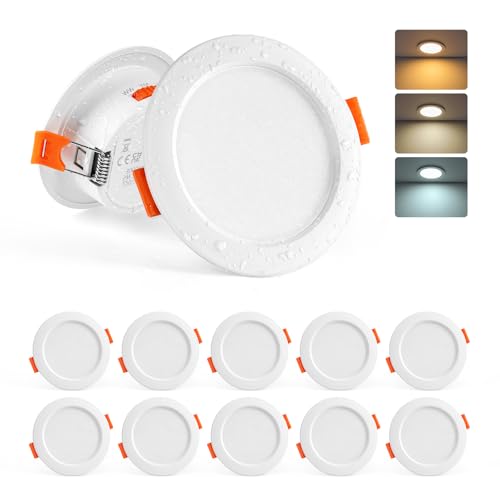 Spot LED encastrable extra plat pour faux plafond faible profondeur lot 10