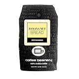 Banana Nut Bread Flavored Coffee, Specialty Arabica Coffee, Medium Roast, 12 ounce, Automatic Drip (Ground)