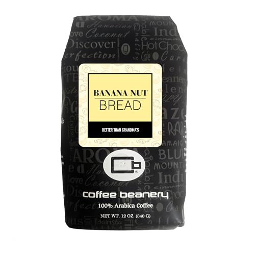 Banana Nut Bread Flavored Coffee, Specialty Arabica Coffee, Medium Roast,