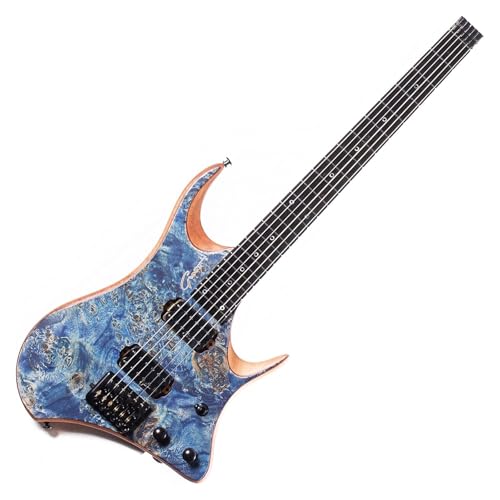 エレキギターセット プロのパフォーマンスに最適なヘッドレス6弦エレキギター