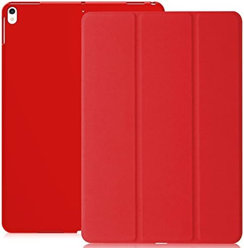 KHOMO iPad Pro 10.5 Inch & iPad Air 3 2019 Case - DUAL Red Super Slim Cover with Rubberized back and Smart Feature