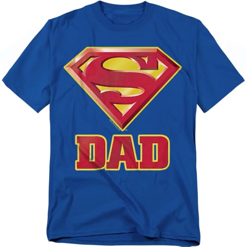 Popfunk Superman Superdad Logo for Fathers T Shirt