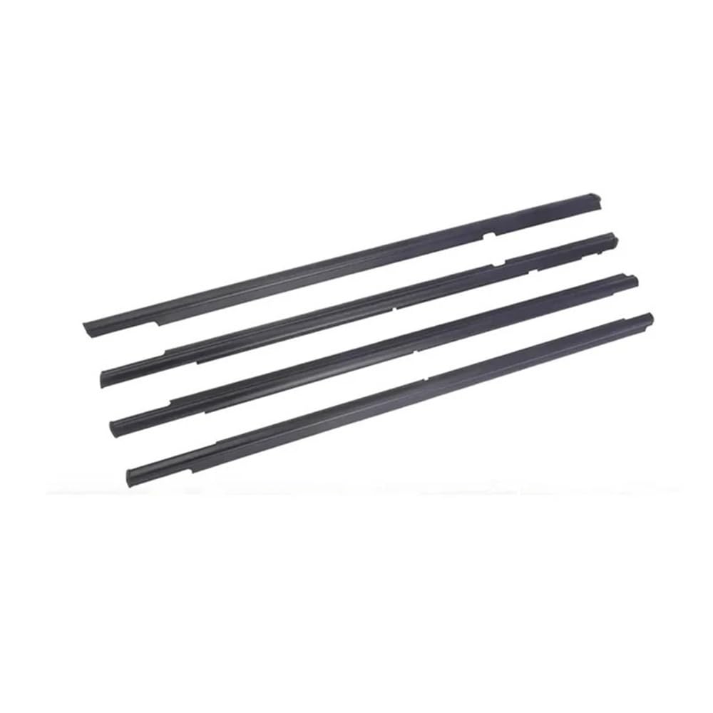 Xmsbcbcz Black Sealing Strip 4Pcs Car Window Rubber Trim For Mitsubishi For Lancer 2.0L .4L 2008-2017 Weatherstrip Seal Door Moulding 5727A005 5727A006