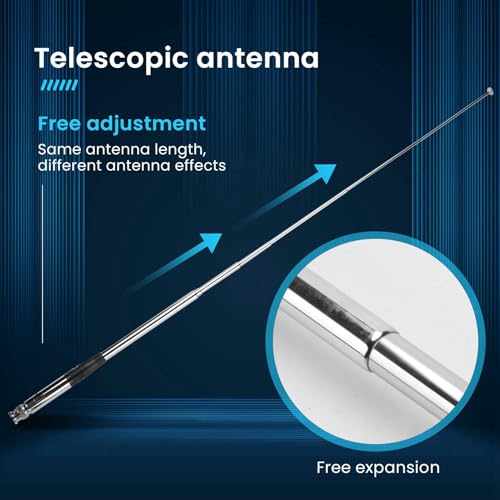 Antena 27Mhz de varilla para comunicación CB portátil en ruta y camping 2