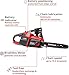 Einhell Professional PXC 36V Cordless Chainsaw - 16 Inch (40cm) Oregon Bar and Chain, 19 m/s Chain Speed, Auto Lubrication - GP-LC 36/40 Li Solo Electric Chainsaw Cordless (Batteries Not Included)