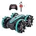 Baoblaze Giocattolo da Spiaggia Anfibio ad Alta velocità per Auto acrobazie RC per Regali di Compleanno per Adolescenti e Bambini Unisex , Controller Blu 2