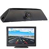 ★ 12,7 cm Farb-TFT-LCD-Auto-Rückfahrmonitor mit 2 Video-Eingängen, funktioniert perfekt mit Auto-Rückfahrkameras, unterstützt Auto-DVD/Serveillance-Kamera/STB/Satelliten-Receiver/andere Video-Geräte.