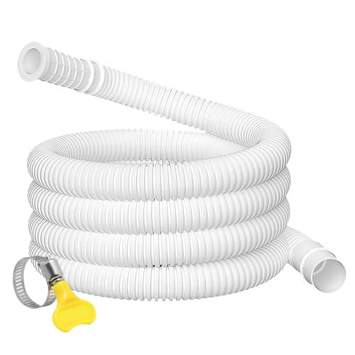 Air Conditioner Drain Hose, 3.3ft Flexible Drainage Pipe, Portable Dehumidifier Drainage Hose, AC Hose Extension Kit for Air Conditioner, Dehumidifier, Washing Machine